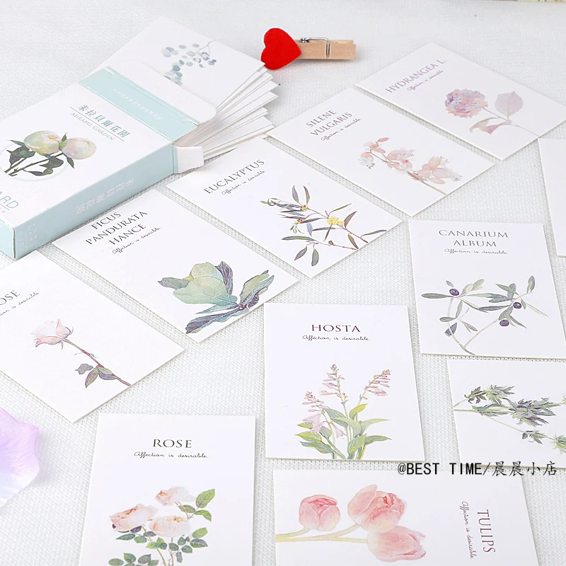 

Набор открыток nbyinto "Серия акварельных путешествий", 28 листов