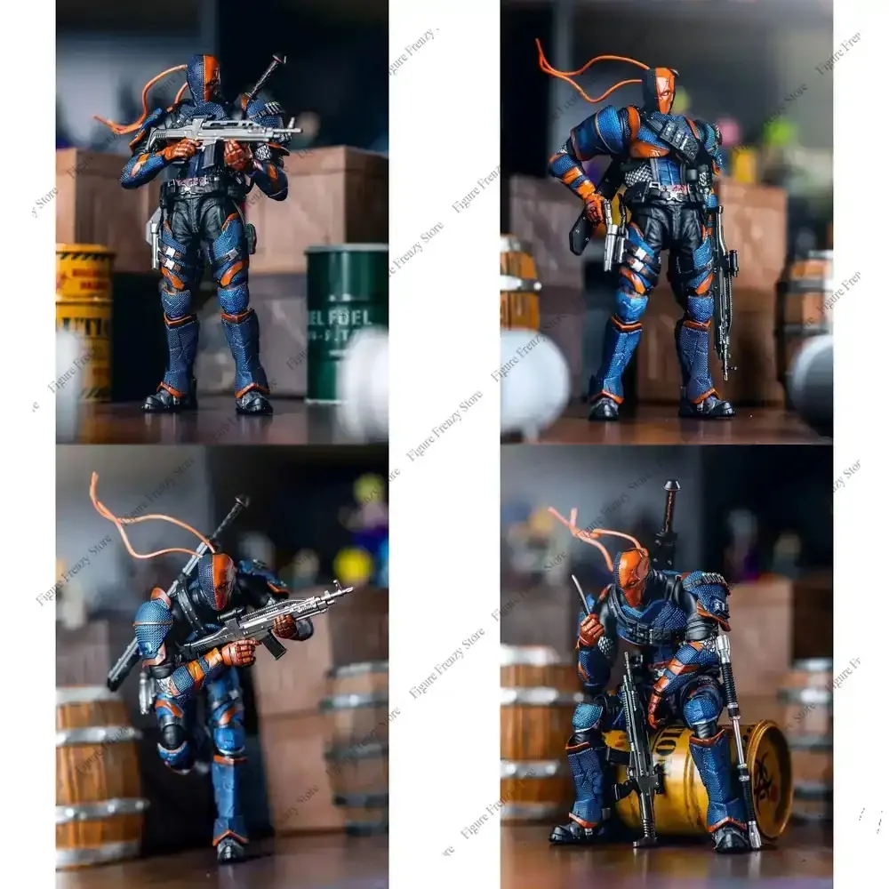 Фото Специальное предложение: LPZZ Rouno Cueure DC002 1/12 Deathstroke Arkham Knight — готовая модульная подвижная фигурка Бэтмена (модель) №1