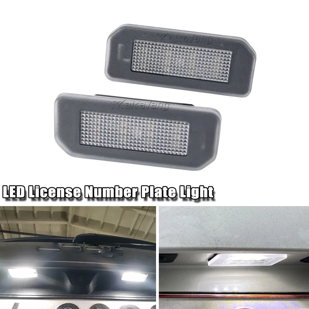 

For Tesla Model 3 2017-2021 Error Free Xenon White LED License Number Plate Light Lamps For Tesla Model Y 2020-2022 Car Styling
