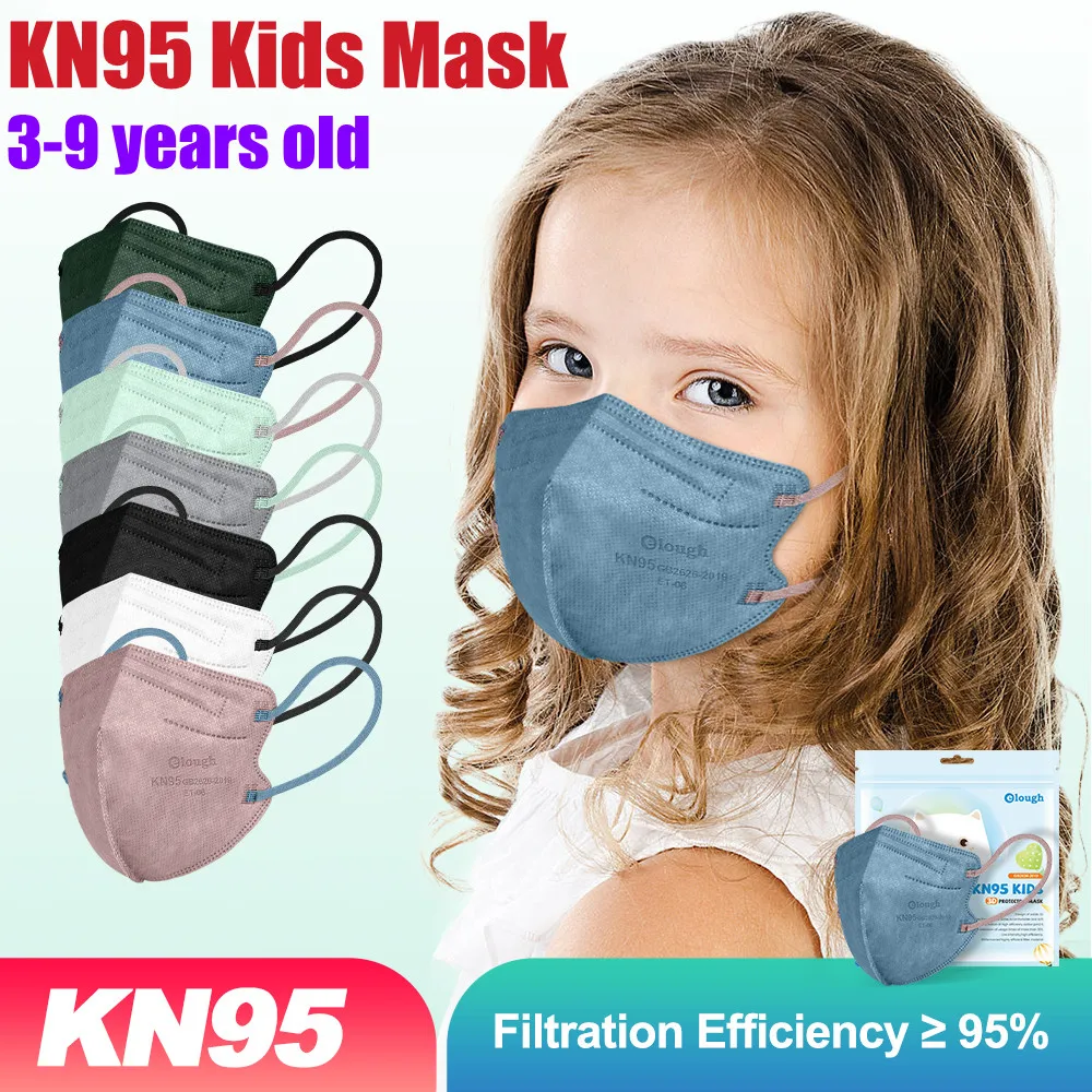 Mascarillas ffp2 kn95 para niños, máscara infantil ffp2, de 3 a 9...