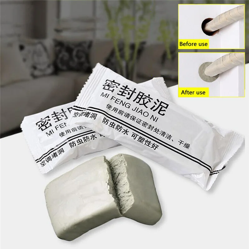 

Wall Hole Sealing Glue Air Conditioning Hole Sealing Mending Plasticine Wall Hole Sewer Waterproof Sealing Mud Household Tool