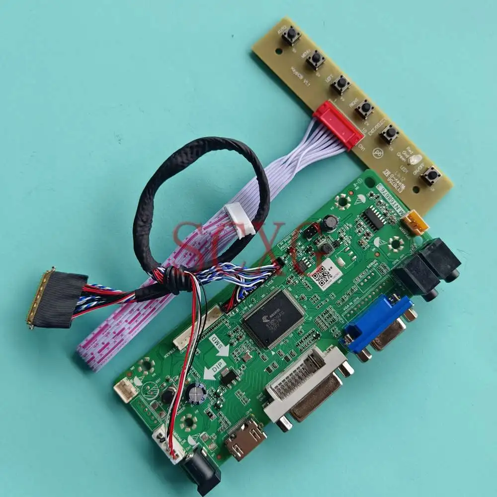 

DIY Kit For B156XW02 V0 LCD Matrix Controller Board 15.6" 60Hz Laptops Panel DVI VGA HDMI-Compatible 40 Pin LVDS 1366*768