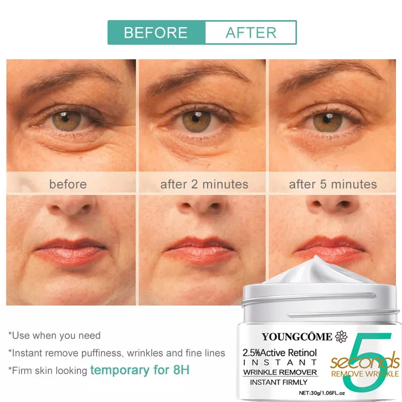 Крем от морщин и старения ретинол 5 секунд