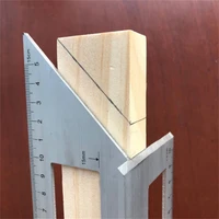 aluminum alloy angle ruler woodworking ruler 90 45 degree turn ruler multifunctional tirangular measuing ruler woodworking tools