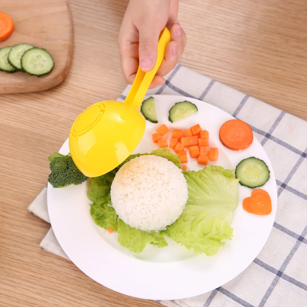 

Plastic Large Scoop Non-Stick Mold Multi-Functional Rice Round Congee Mini Spoon Kitchen Household Party Tableware