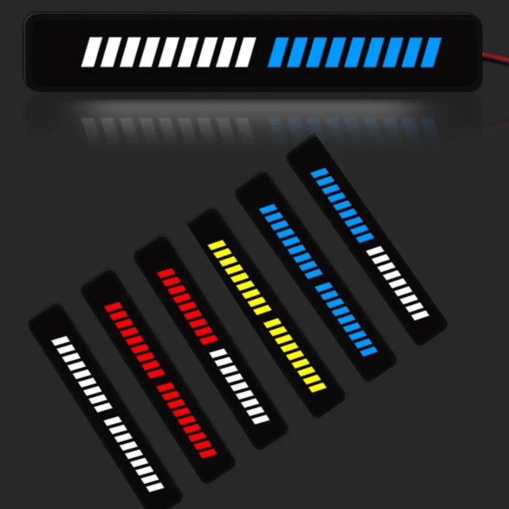 

Car Sticker Front Grille Emblem LED Decorative Lights Car Exterior Modified Running Lights Jdm Racing For Decorative Lights
