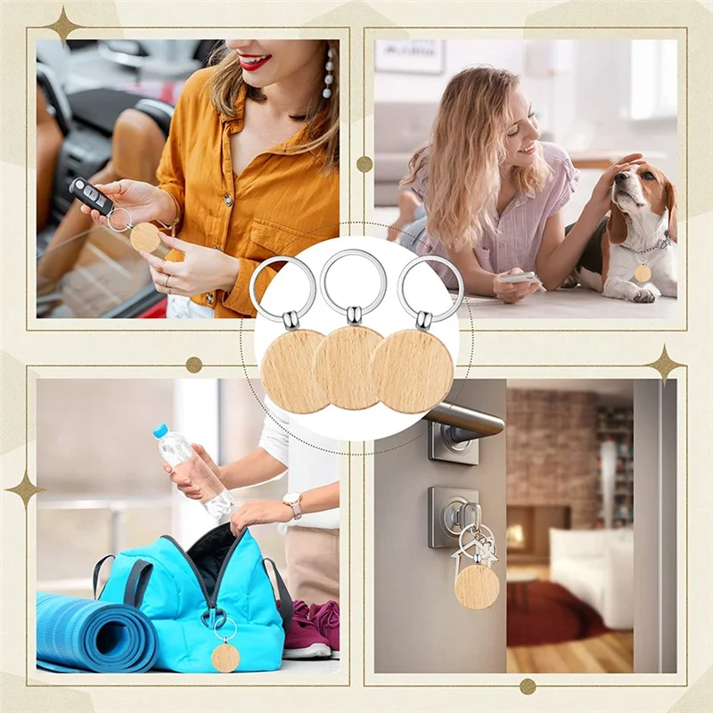 50 шт. пустая деревянная бирка для ключей заготовки гравировки незавершенный