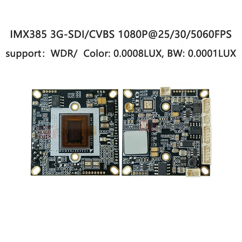 EN778+IMX385 Модуль камеры 3G-SDI/CVBS Starlight ночного видения низкая освещенность задержка и