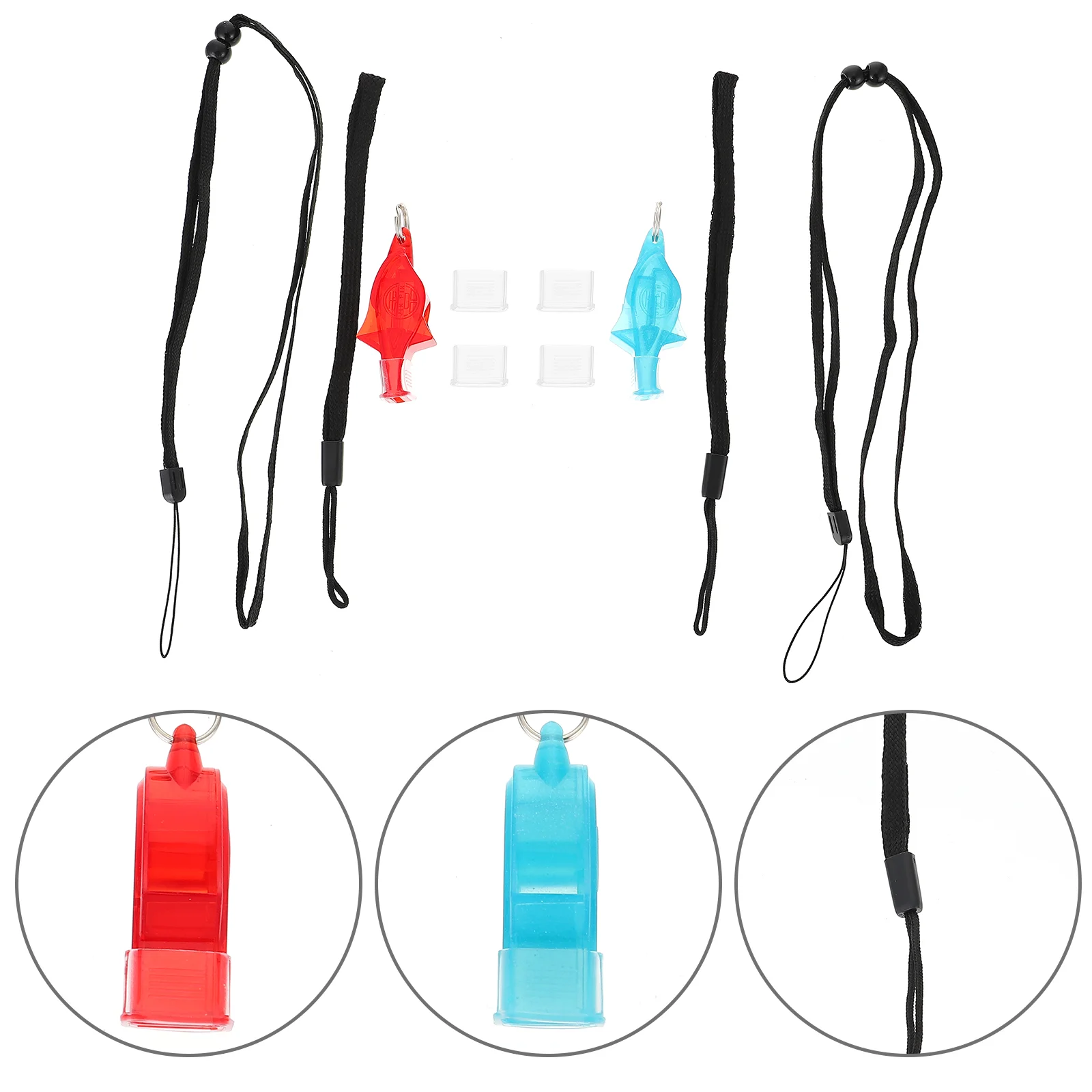 

2Pcs Hanging Whistle Sports Whistle PVC Training Whistle Versatile Exercising Whistle for Race Outdoor