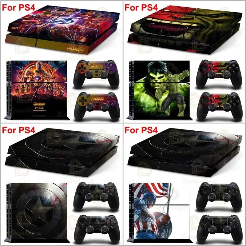 Наклейка с персонажами фильма наклейка для консоли Play Station 4 2 шт. контроллер PS4