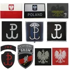 Значок особой силы Польши, Военная Тактическая ткань, нашивка с вышивкой, полицейская команда спецназа для курток, рюкзаков, жилетов, нашивок
