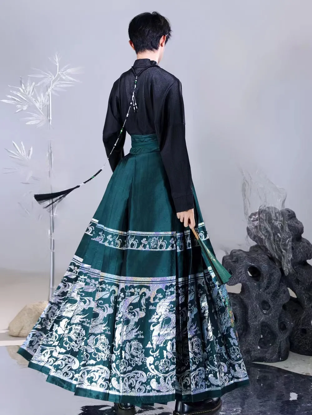 Новинка платье ханьфу в китайском стиле для мужчин и женщин плетеная Золотая