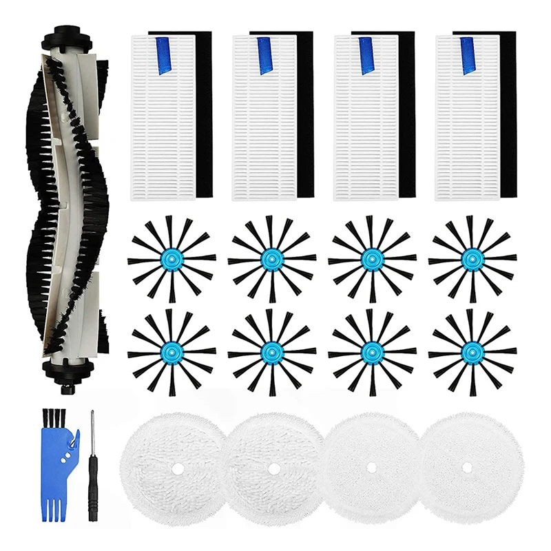 

Wet And Dry Robot Vacuum Cleaner, Main Brush, HEPA Filter, Side Brush, Mop Replacement Accessories For Bissell 3115