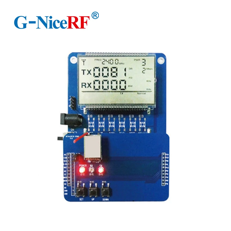 LCD Dispaly Demo Board For RF2401F20  Wireless RF Module For Free Shipping