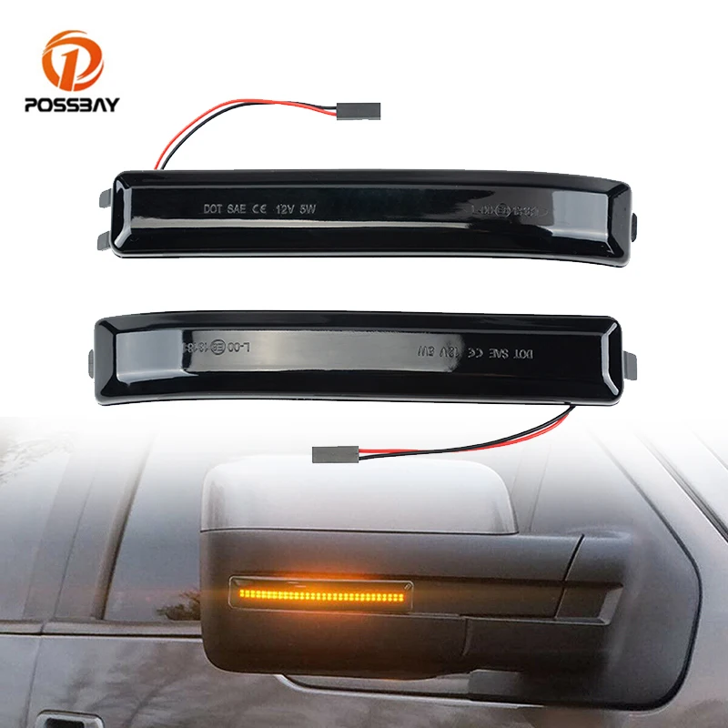 

2 шт., светодиодные габаритные огни для бокового зеркала автомобиля