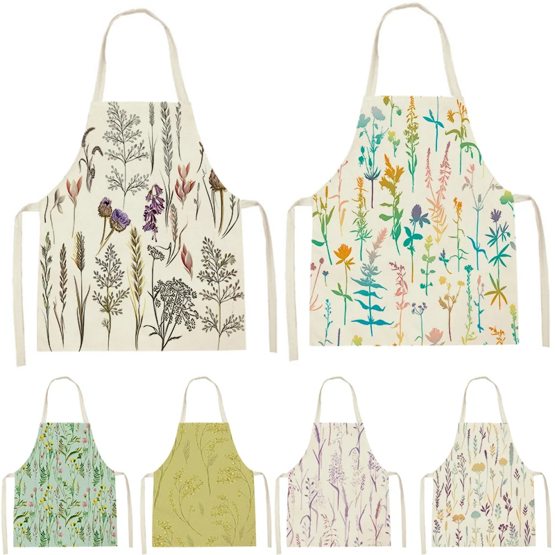 

WQL2496, Кухонные фартуки для женщин, льняные нагрудники, домашняя уборка, фартук, домашние водонепроницаемые поварские фартуки для выпечки, дл...