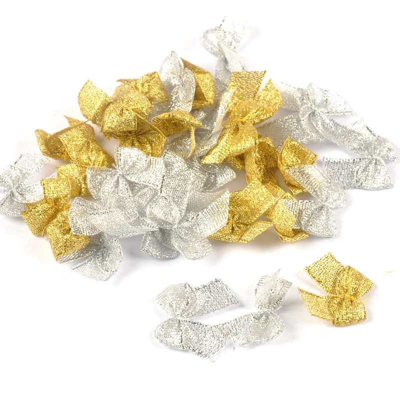 Рождественские банты из ленты, 50 шт.