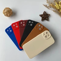 solid color apple 13promax for 13 phone case 11 iphone12 simple phone case
