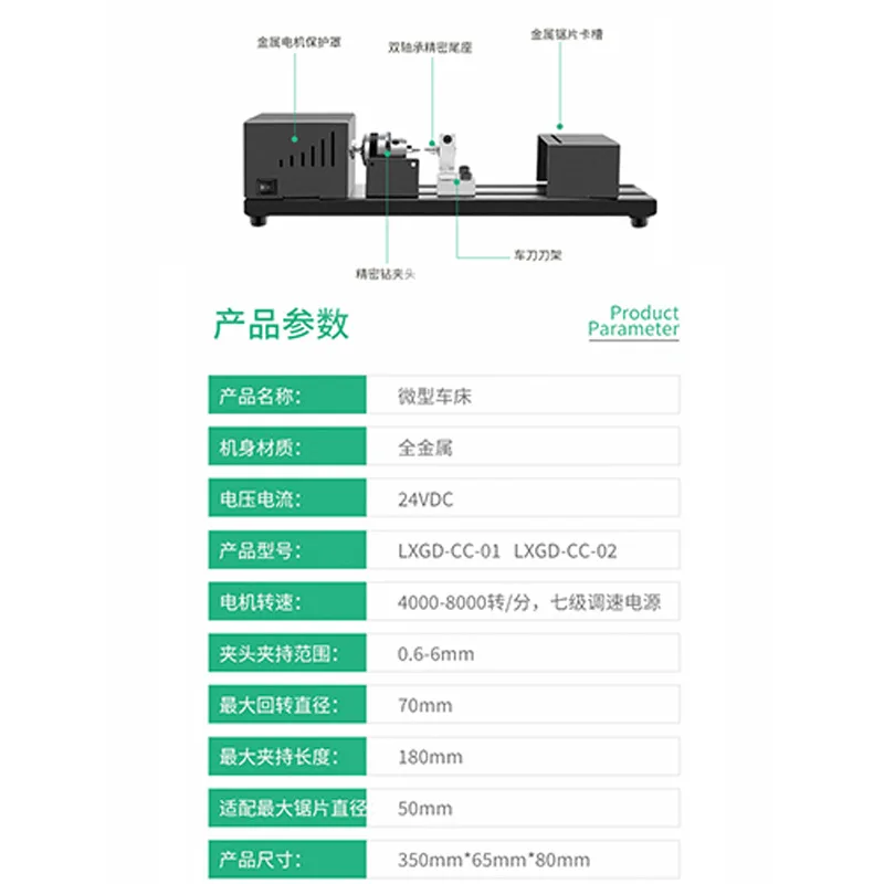 Мини токарный станок для бусин шлифовальная машина деревообработки инструмент