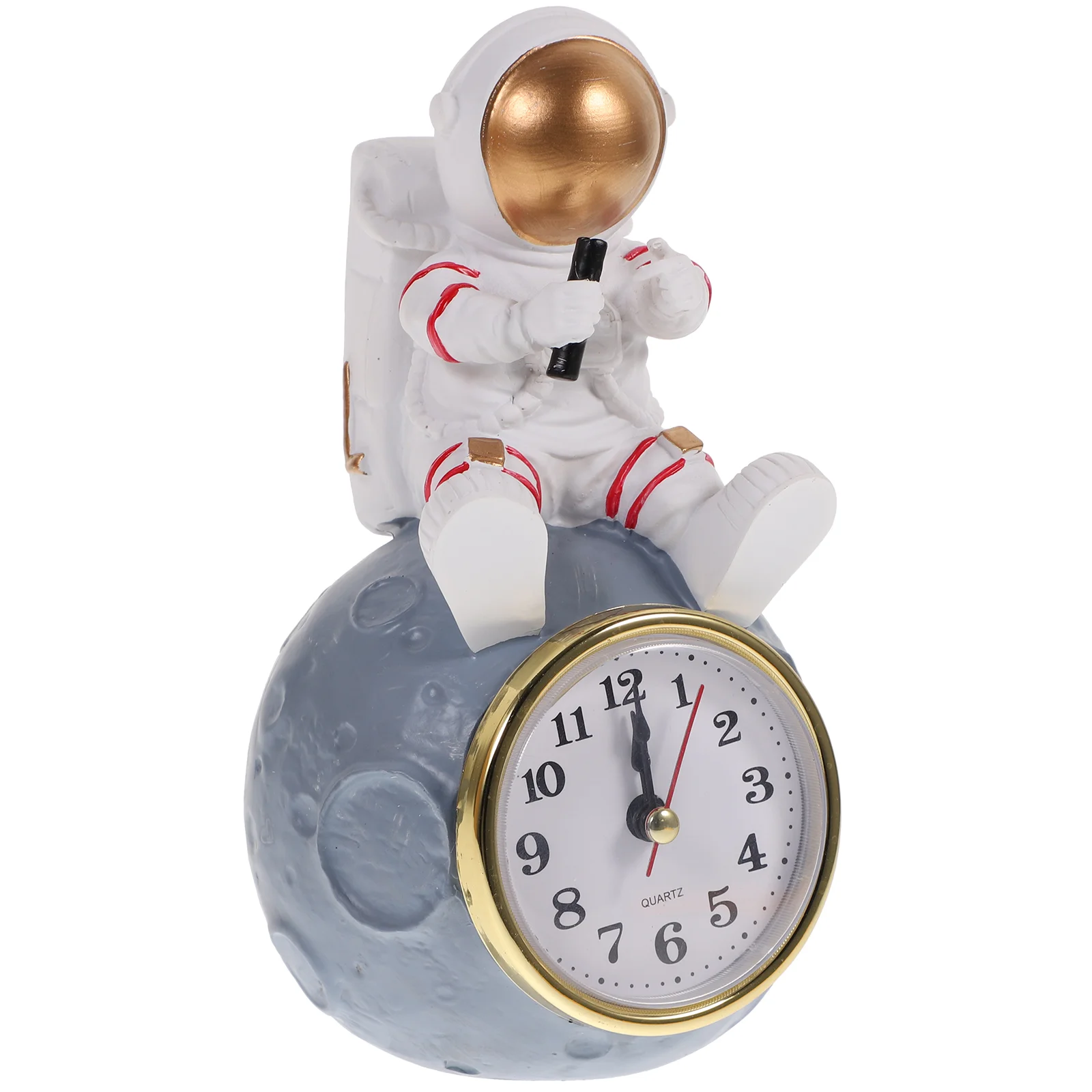 

Resin Clock Mold Birthday Gift Classroom Clock Non Ticking Desk Clock Astronaut Table Clocks