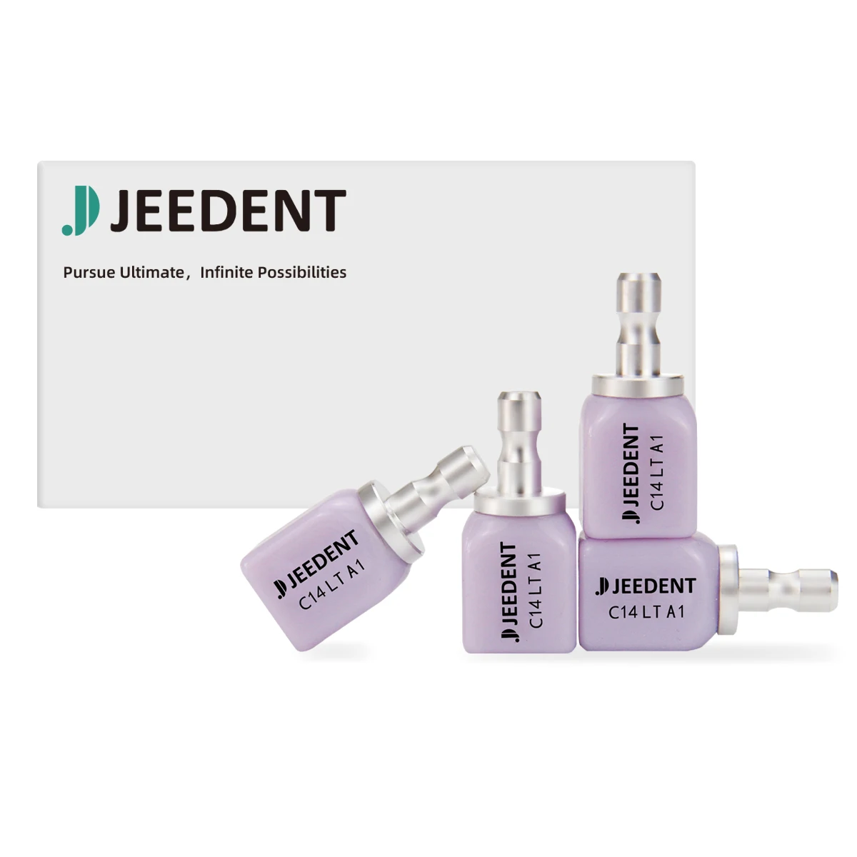 Фото JEEDENT 20 шт. C14 Sirona Lithium Disilicate Block HT/LT - Эстетическая реставрация для зубных коронок и виниров №3