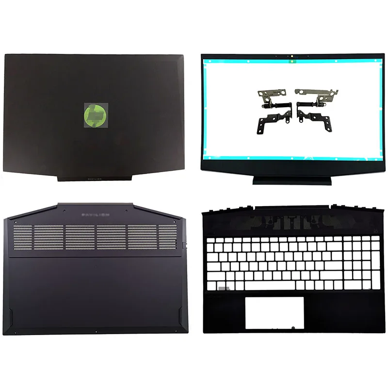 

Новинка для ноутбука HP Pavilion 15-DK TPN-C141 Series, задняя крышка ЖК-экрана, петли передней панели, самый маленький нижний чехол AP2K8000310 L56914-001
