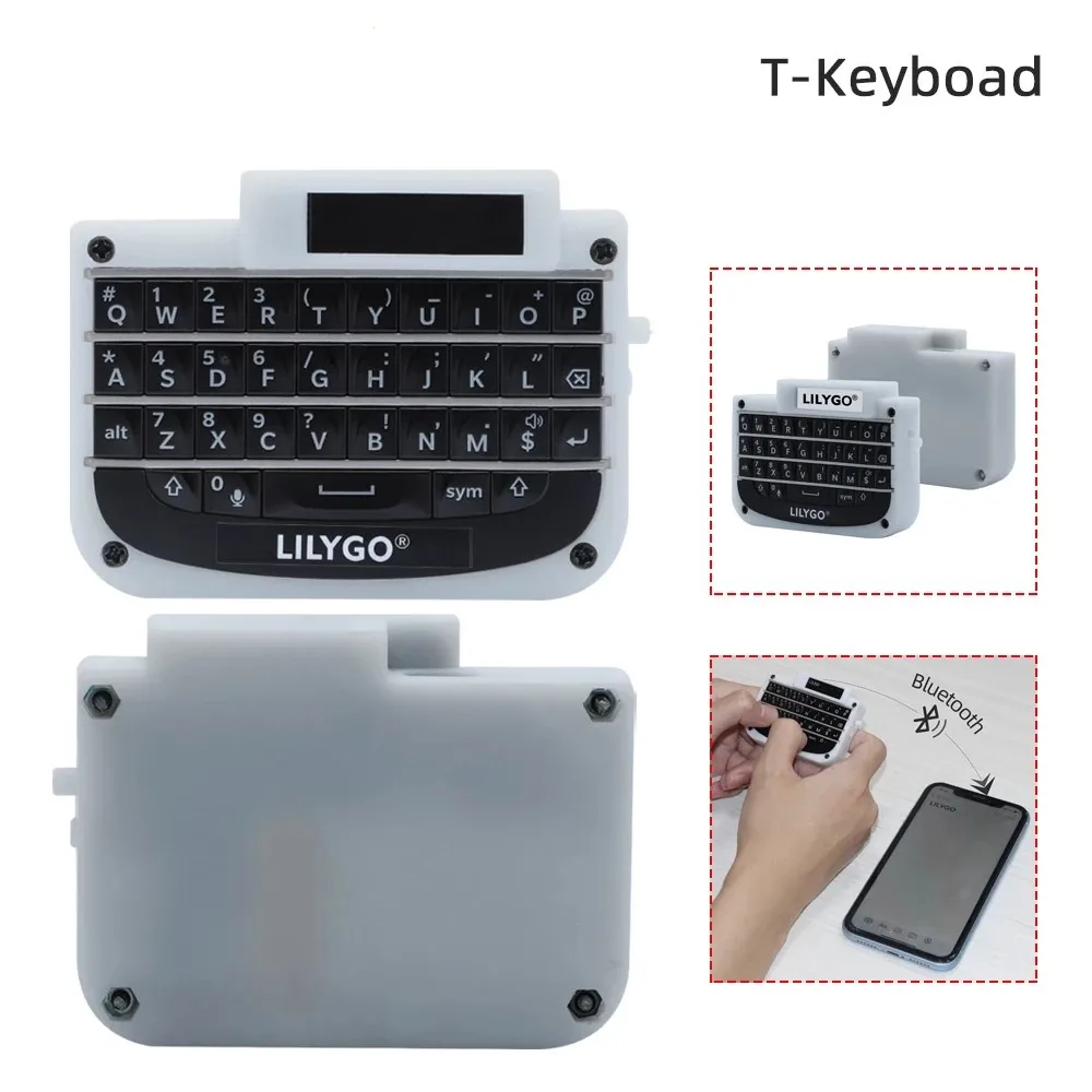 

LILYGO®Беспроводная клавиатура T-Keyboad ESP32-C3, мини Bluetooth клавиатура для IOS/Android/Windows ipad для iPad Samsung Xiaomi Huawei