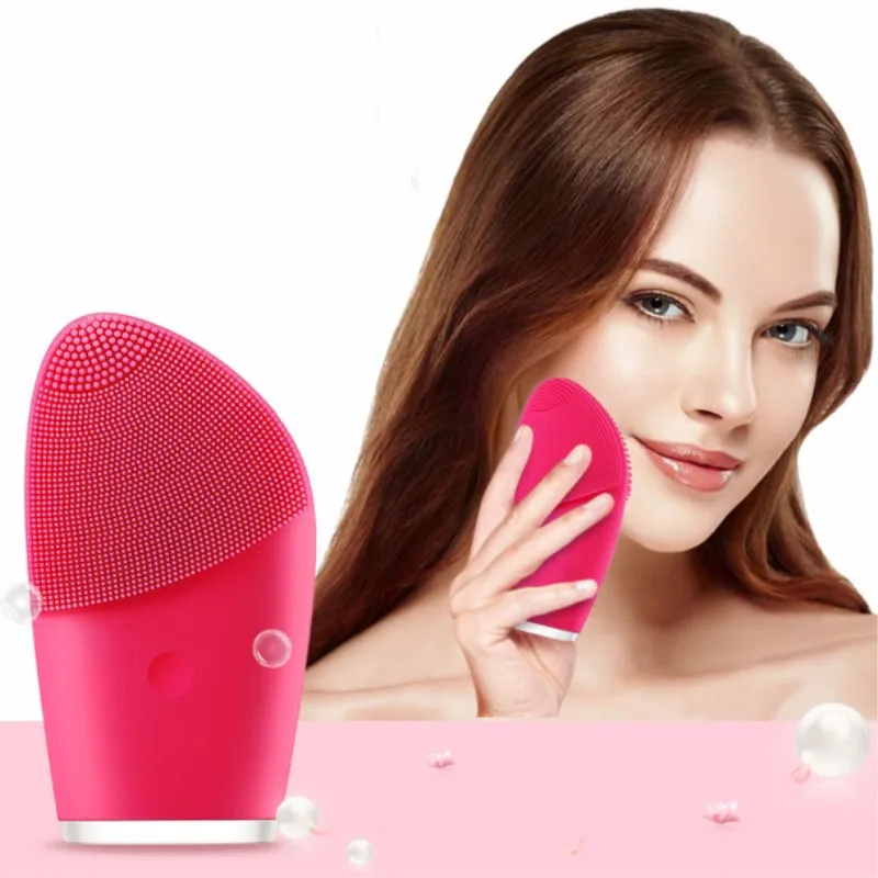 Ультразвуковая водонепроницаемая щетка для очищения лица IPX7 глубокого ухода за