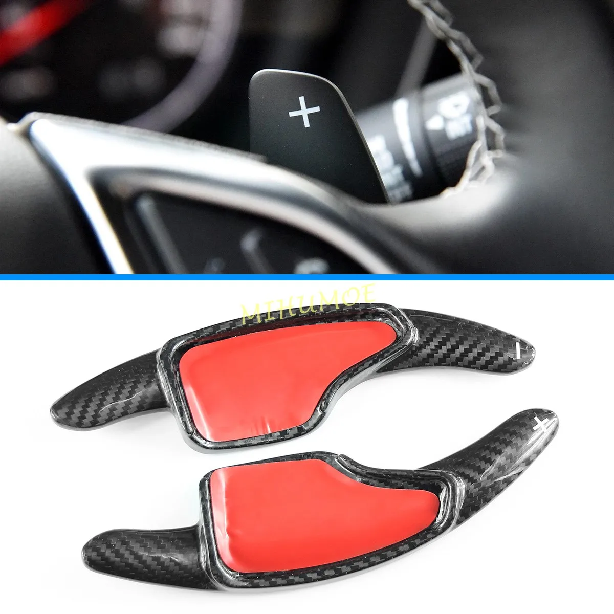 Для 2016-2023 Chevrolet Camaro Paddle рычаг переключения передач из углеродного волокна для