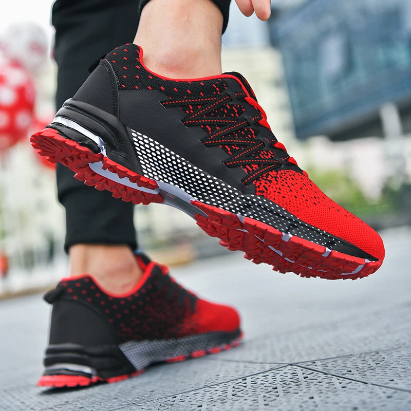 2022 Summer Men's Shoes Breathable Running Shoes Large Size 47 Sneakers Men Comfortable Walking Jogging Casual Gym Shoes