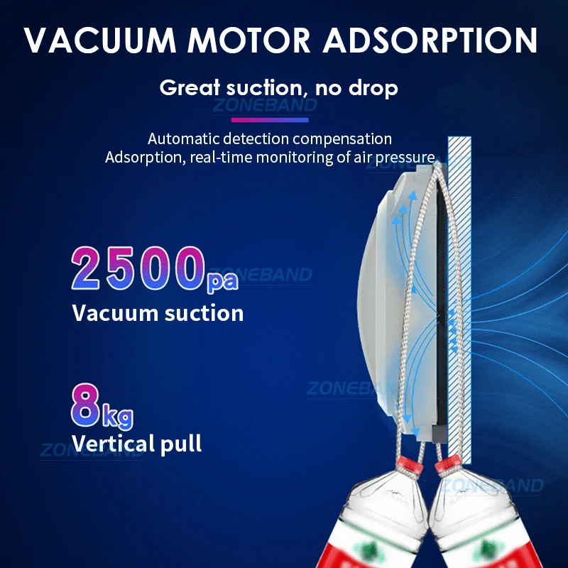Робот-мойщик окон ультратонкий магнитный прибор для мойки с защитой от падения