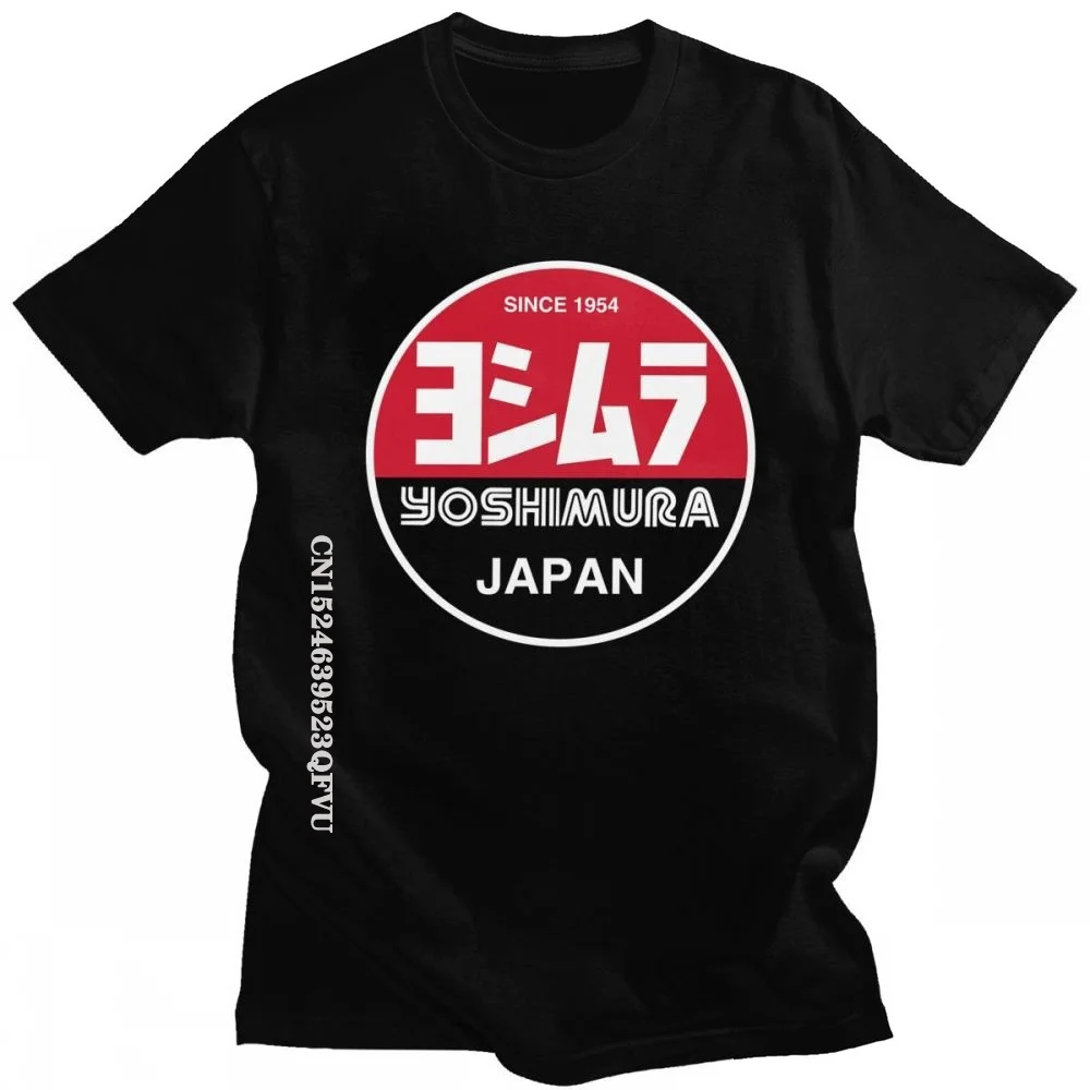 Японские футболки Yoshimura, мужские хлопковые футболки для тюнинга гоночной машины, уличная одежда, мужская модная футболка с аниме животными ...