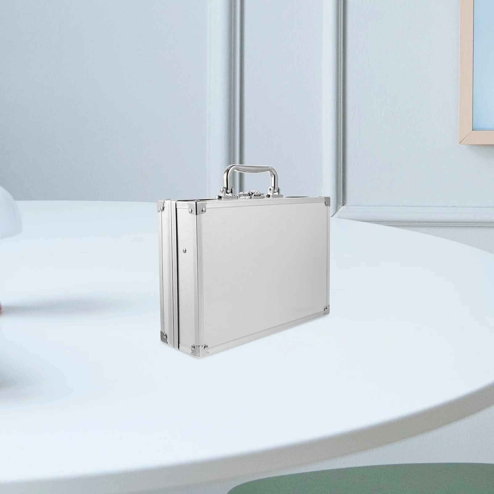 Ящик для хранения инструментов жесткие портфели переноски алюминия портативная