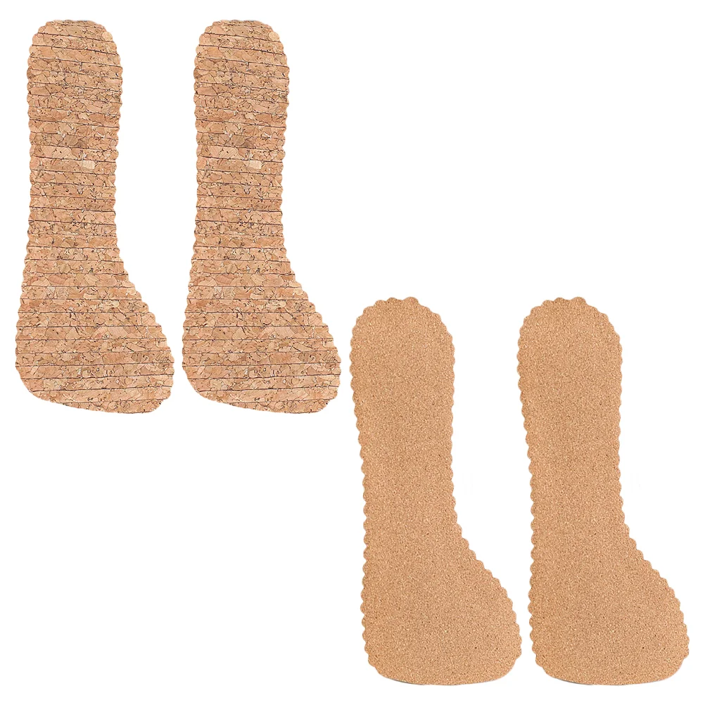 

Half Size Pad Absorption Insoles High Heels Self Adhesive Anti Shoe Inserts Cork Shoes