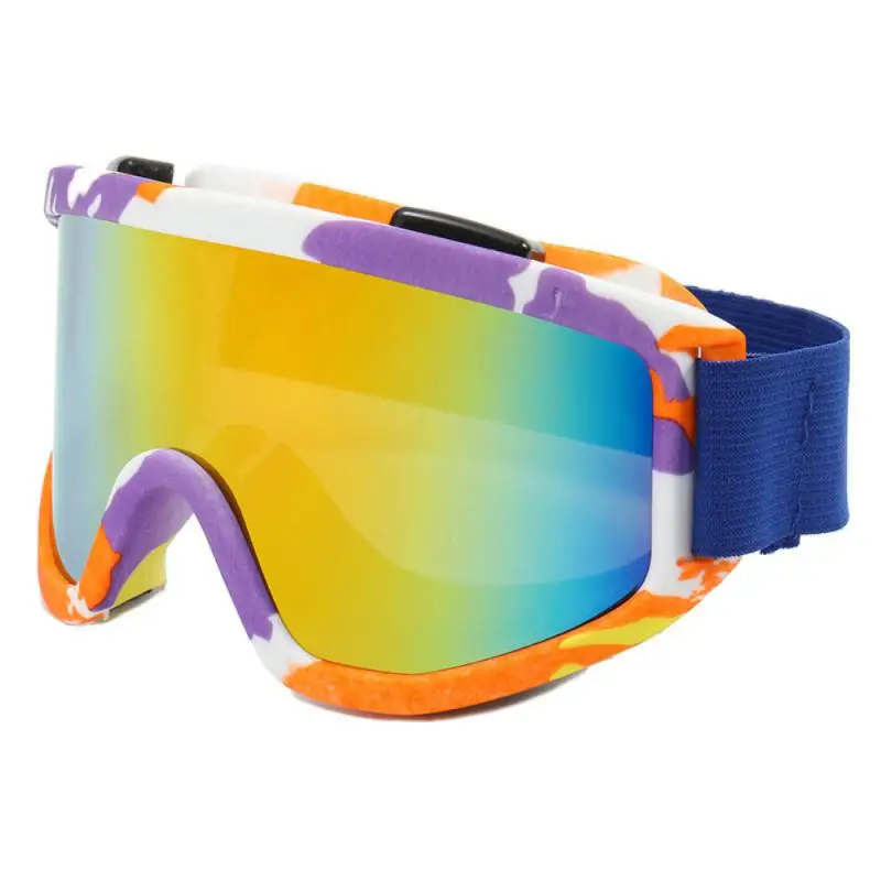 

Outdoor Large Frame Anti Wind Sand Colorful Polarized Sports Glasses Double-layer Anti Fog Skiing Glasses Climbing Ski Goggles