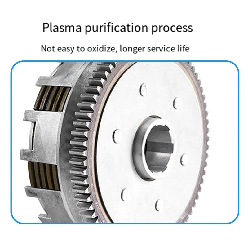 73T 5Plate 4Pillar Кошик сцепления в сборе для Honda CG125 125Cc CG150 150Cc Двигатель ATV Запасные