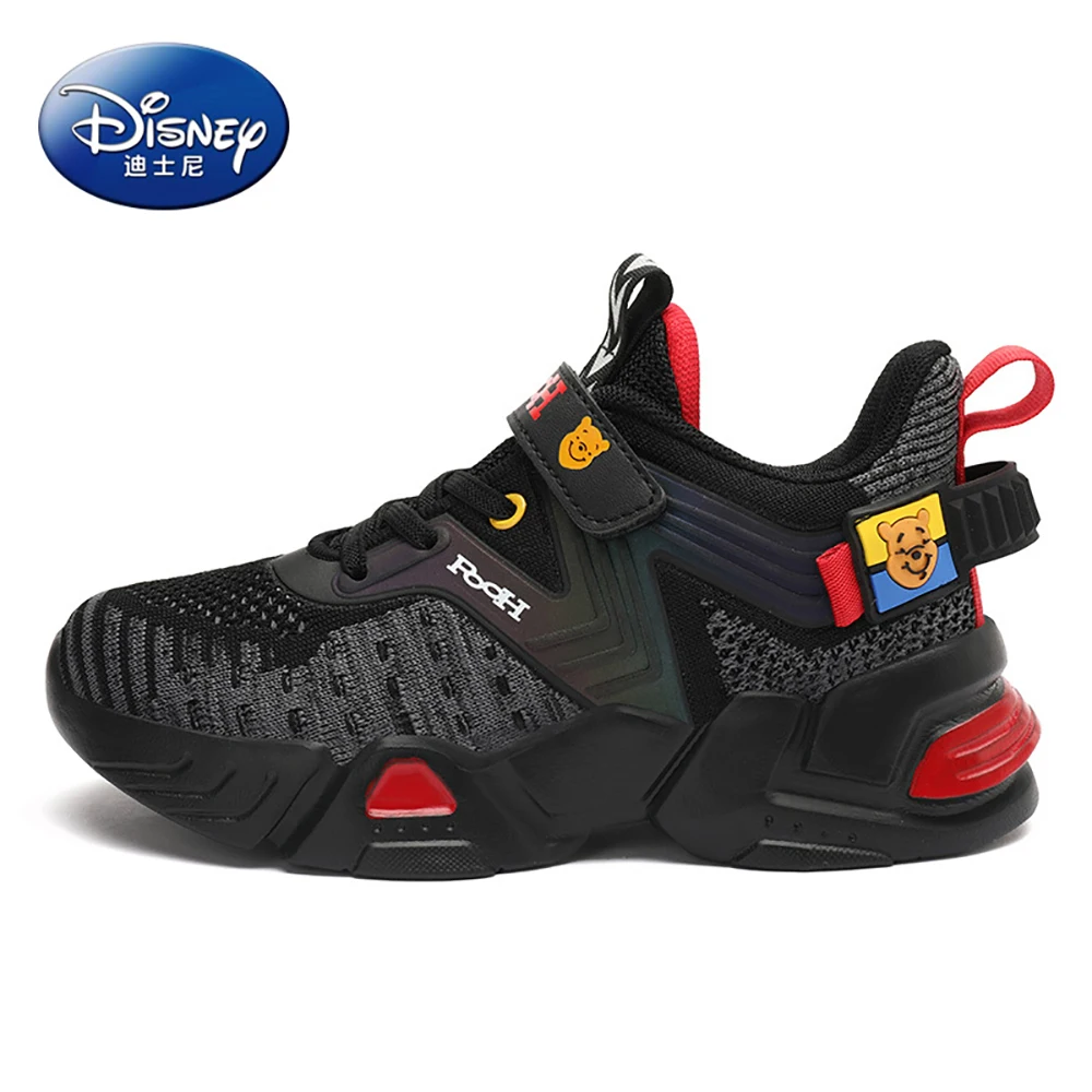 

Winnie the Pooh Sports Shoes Breathable Mesh Sneakers for Boys Children Spring Autumn 2022 Vibration Relief Running Shoes