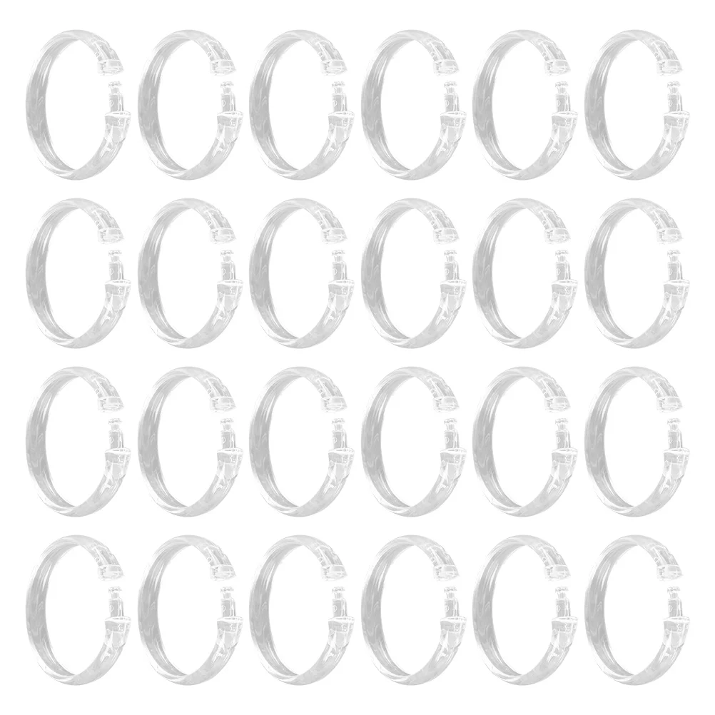 

Curtain Rings Drapery Clipsclip Hanger Bathroom Hangers Hook Drapes Hooks Hanging Loop Duty Heavywindow Rod Decorative Round
