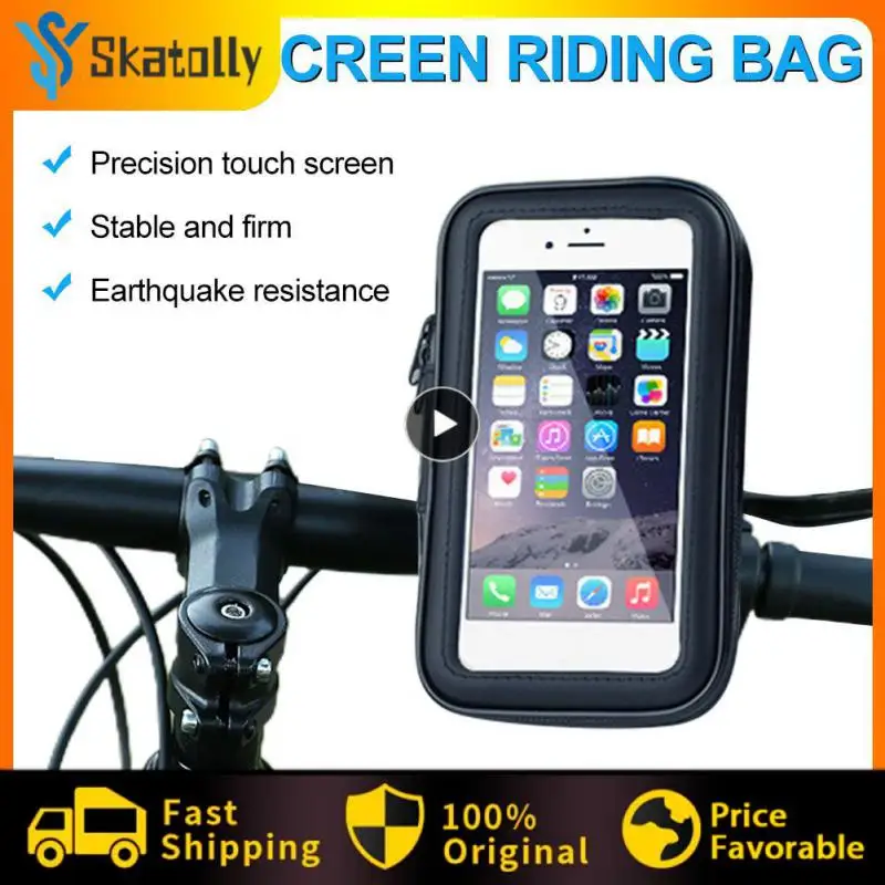 

Велосипедная сумка с сенсорным экраном высокого качества, мобильный телефон, устойчивая, крепкая, вращается на 360 °, водонепроницаемая, для велоспорта