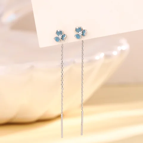 Серьги-капельки ciaxy из меди с цирконием