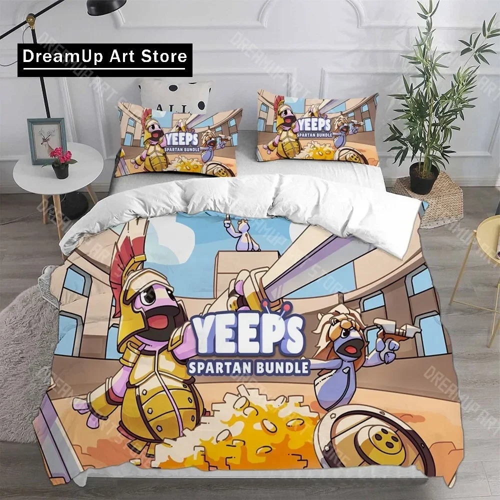 Фото 3D-принт Game Yeeps: Hide and Seek Комплекты постельного белья изысканный комплект постельного белья пододеяльник комплект одеял для кровати роскошный подарок на день рождения №2