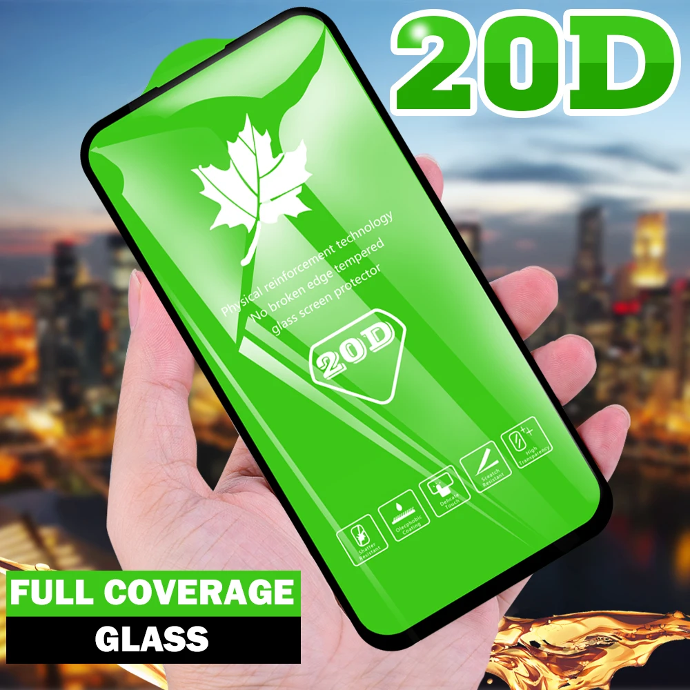 

20D Tempered Glass For OPPO Reno7 Reno6 Reno2 Reno Reno3 Reno4 Reno5 SE Lite F Z 5G Pro 10x Ace Screen Protector Full Cover Film