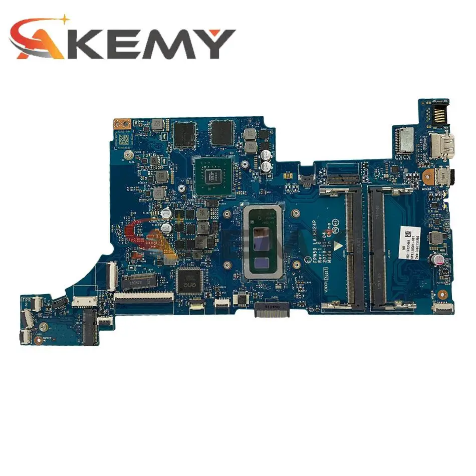 Для HP 15-DW 15S-DU 15S-DR 15T-DW материнская плата для ноутбука FPW50 с LA-H324P i7-10510U CPU N17S-G2-A1 GPU DDR4