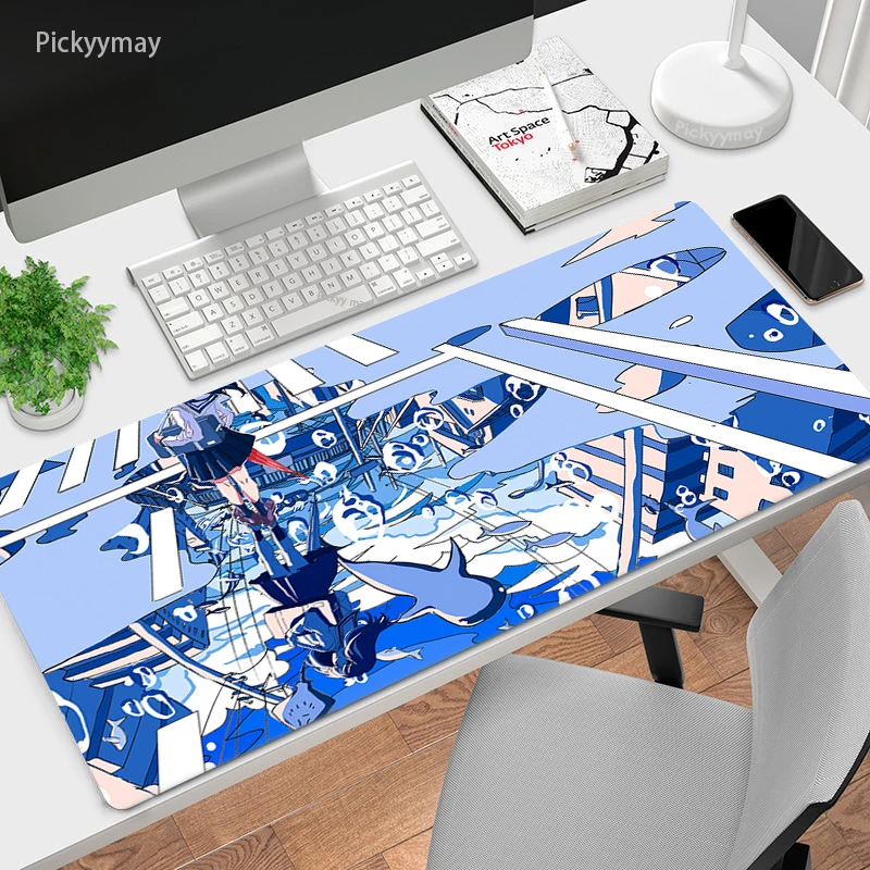 

Lareg коврик для мыши Аниме компьютерный Настольный коврик Студенческая клавиатура Masuepad ПК коврик для мыши Teclado офисные аксессуары
