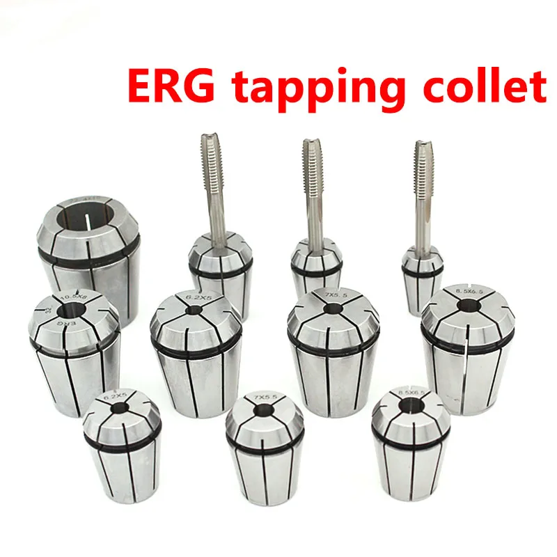 

ERG16 ERG20 ERG25 ER32 Taps Rigid Tapping chuck JIS standard M3-M30 square collets Machine Taps collets lathe Milling Tools