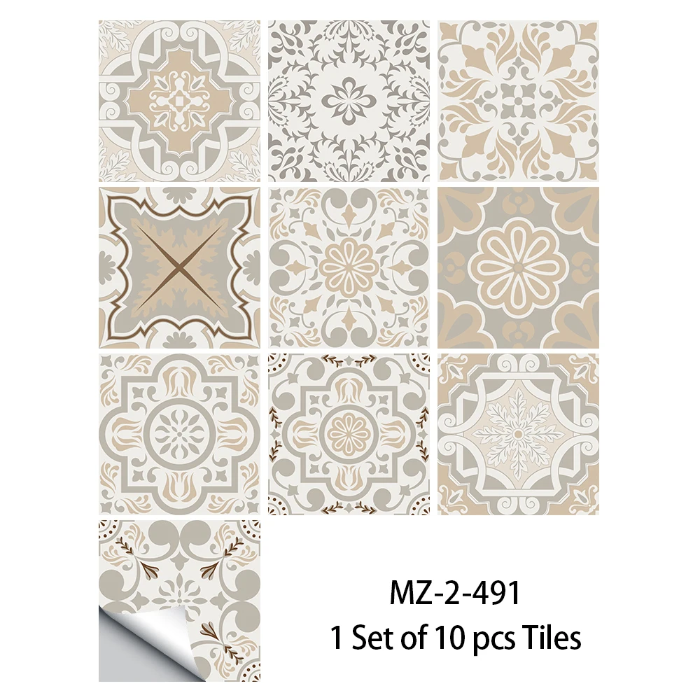 

Наклейки на плитку OUJING португальский стиль