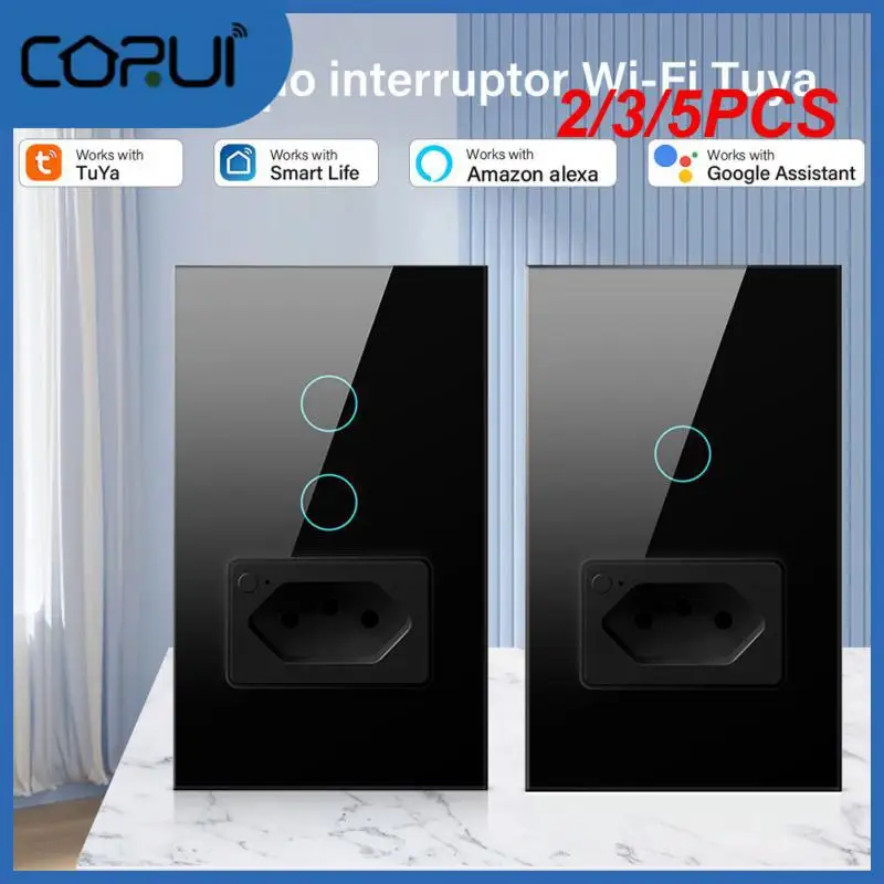 

2/3/5PCS Wifi Wall Light Switch For Amazon Alexa/google Home 100v-240v 50/60hz Smart Socket