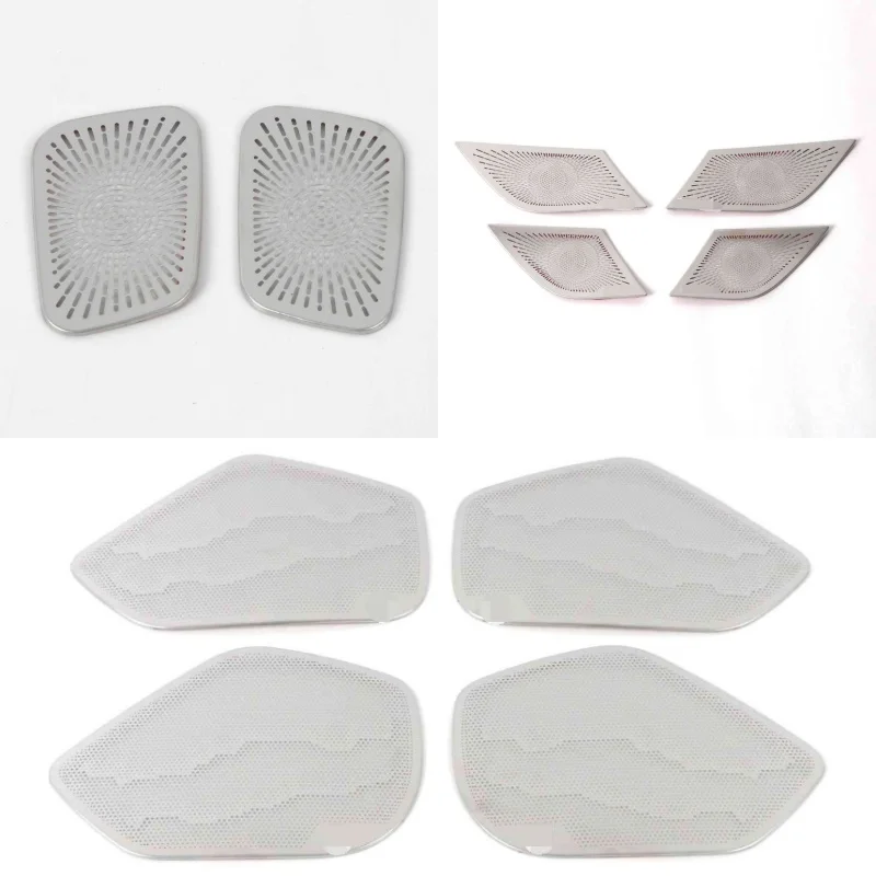 Аксессуары для интерьера HONGQI H5 2023 2024 черная дверная колонка из нержавеющей стали крышка аудио громкоговорителя отделка