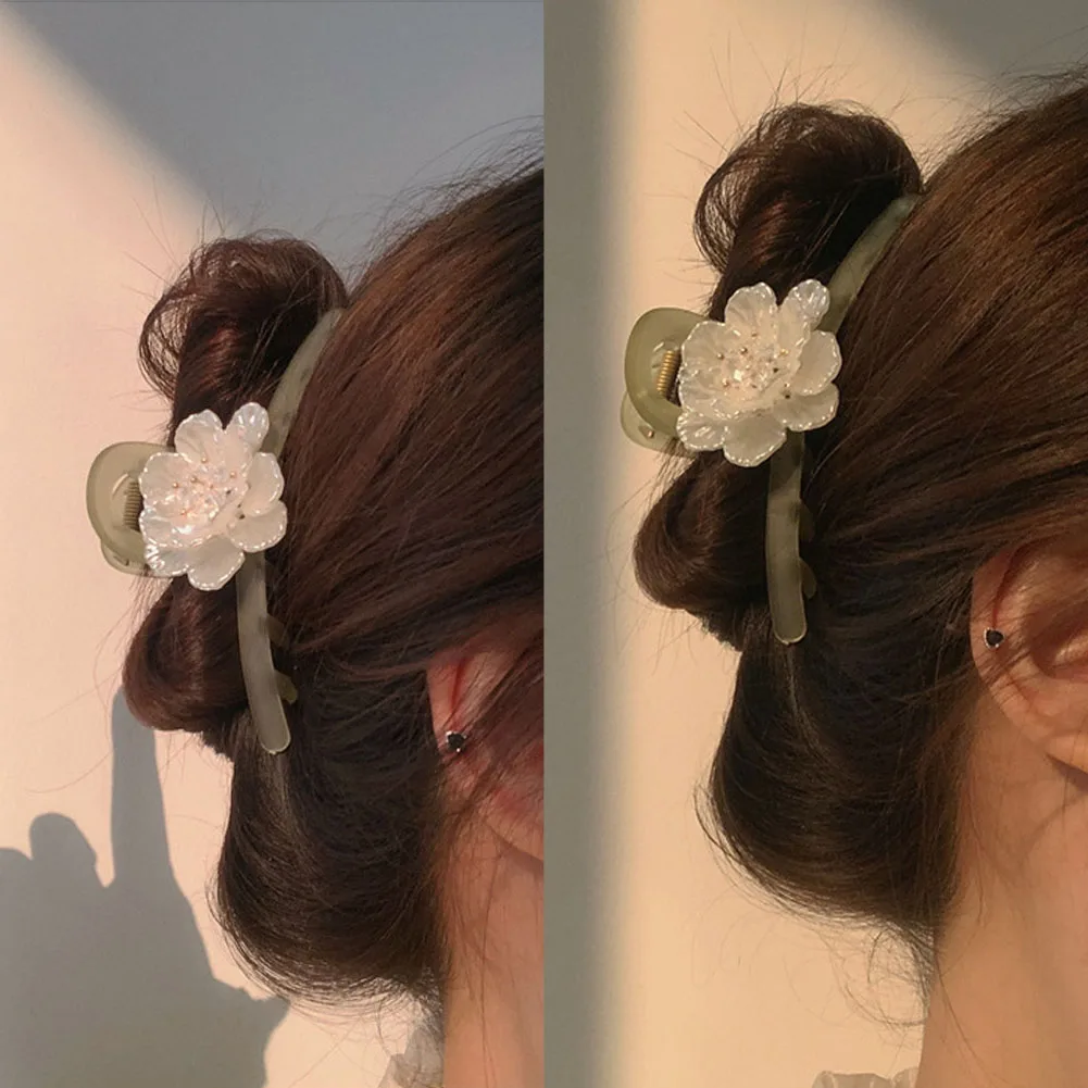 

1Pc Korean Solid Big Hair Claws Elegant Frosted Acrylic Hair Clips Hairpins Barrette Headwear for Women Girls Hair Accessories