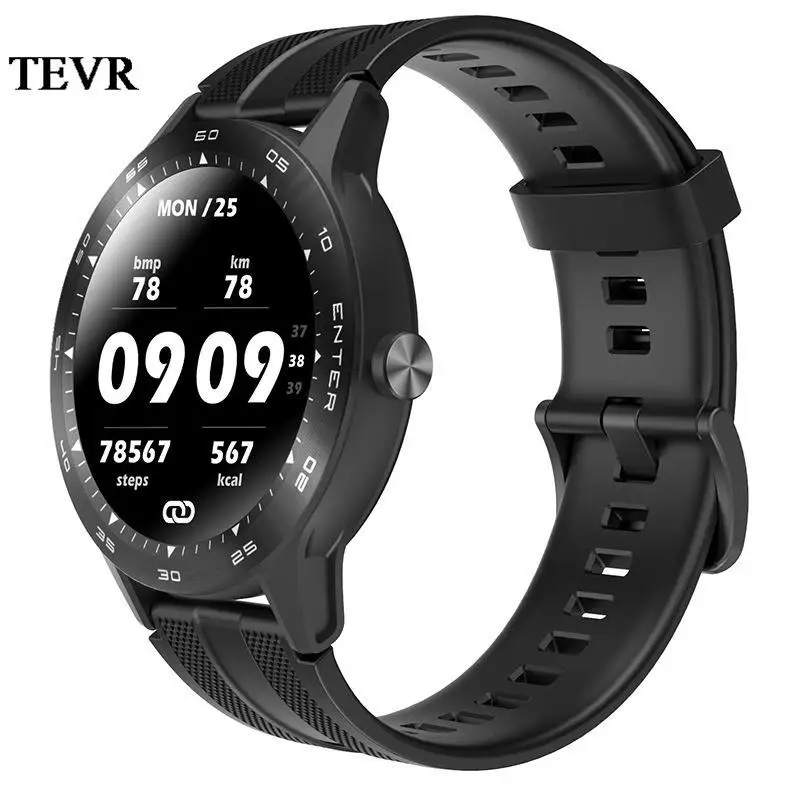 

Smart Watch Hd Large Screen Outdoor Sports Multi-function Healthy Heart Rate Blood Pressure Blood Oxygen Monitoring TEVR